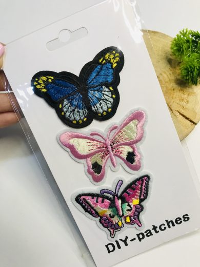 Parches de Mariposa C/3