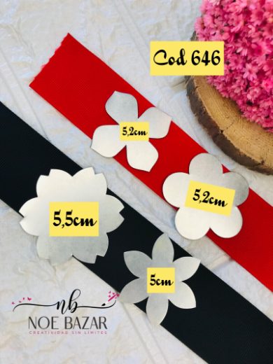 Molde Metal Flores COD:646